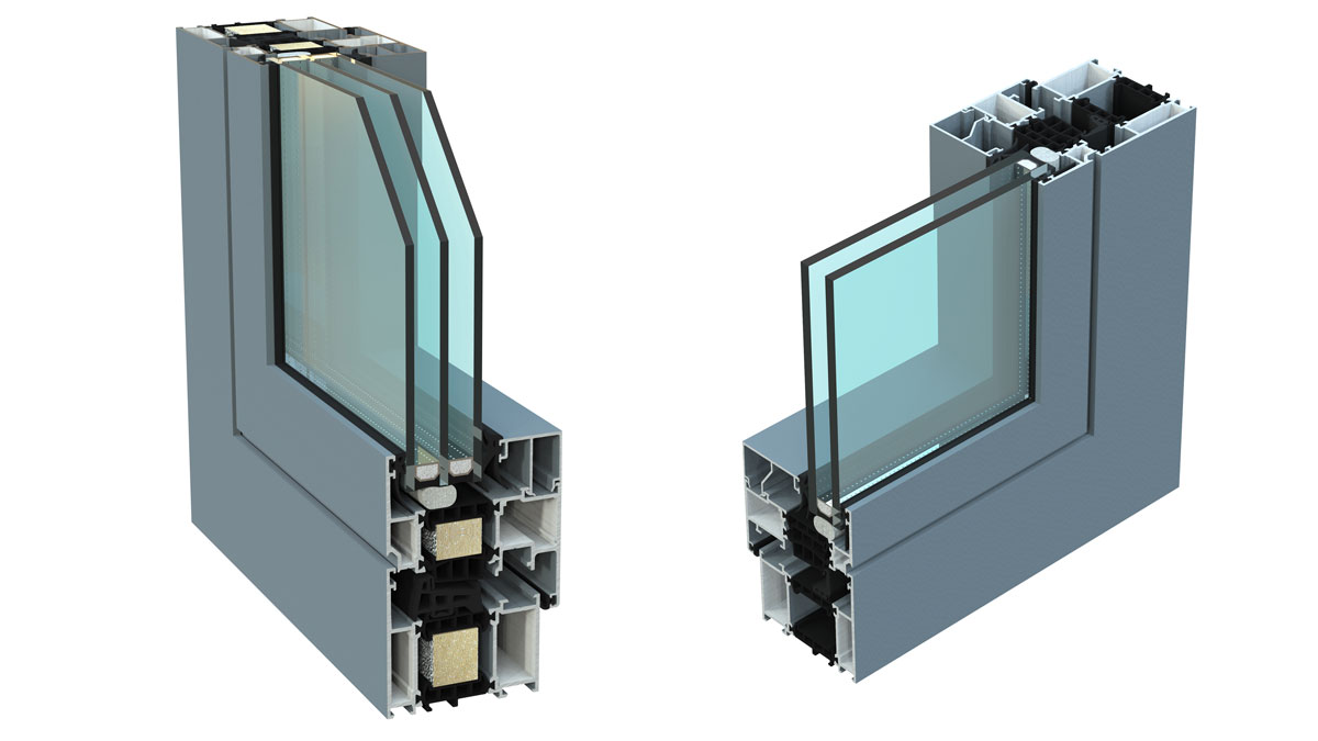 AKOTHERM Aluminium-Fenster AT 740